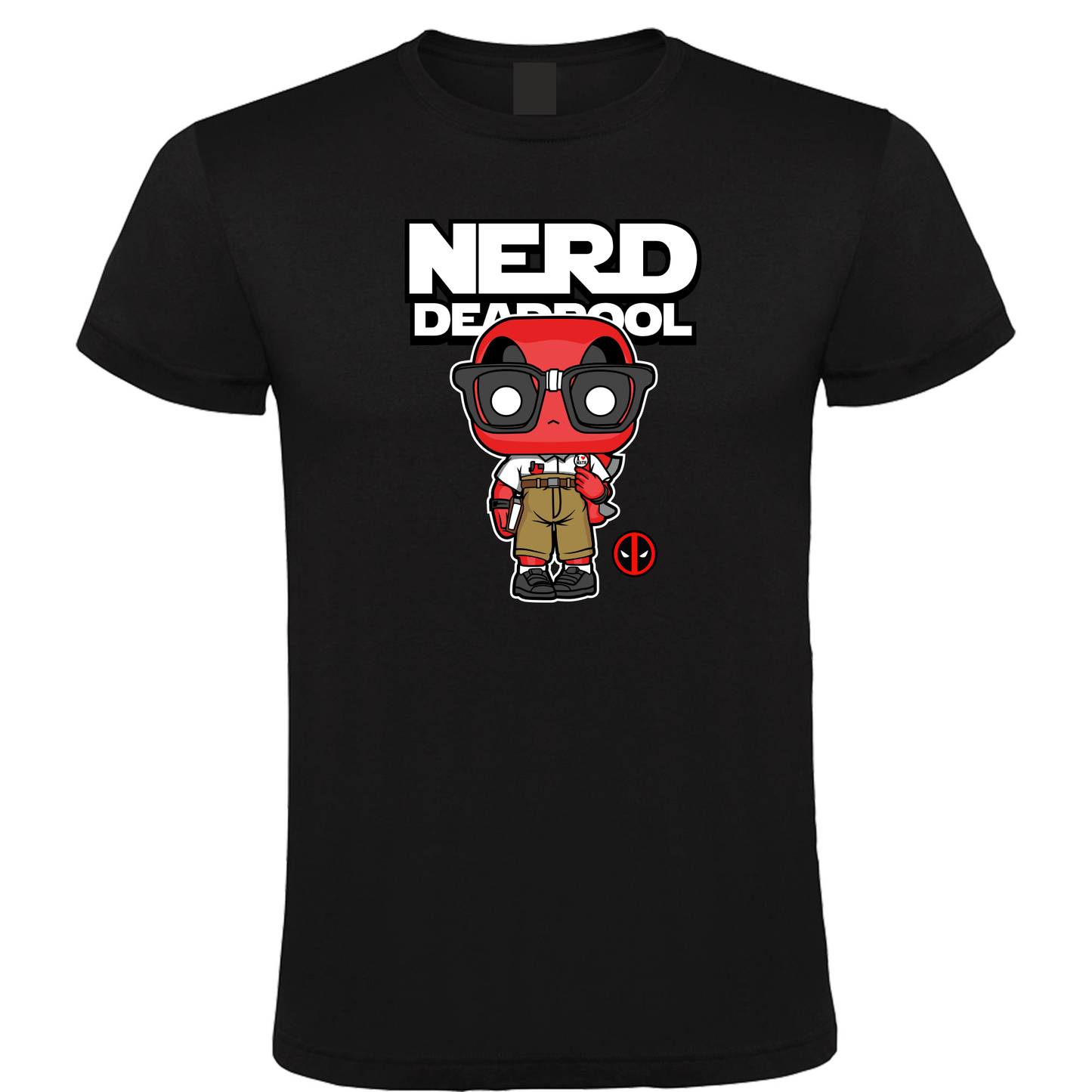 Parodie op Deadpool Nerd