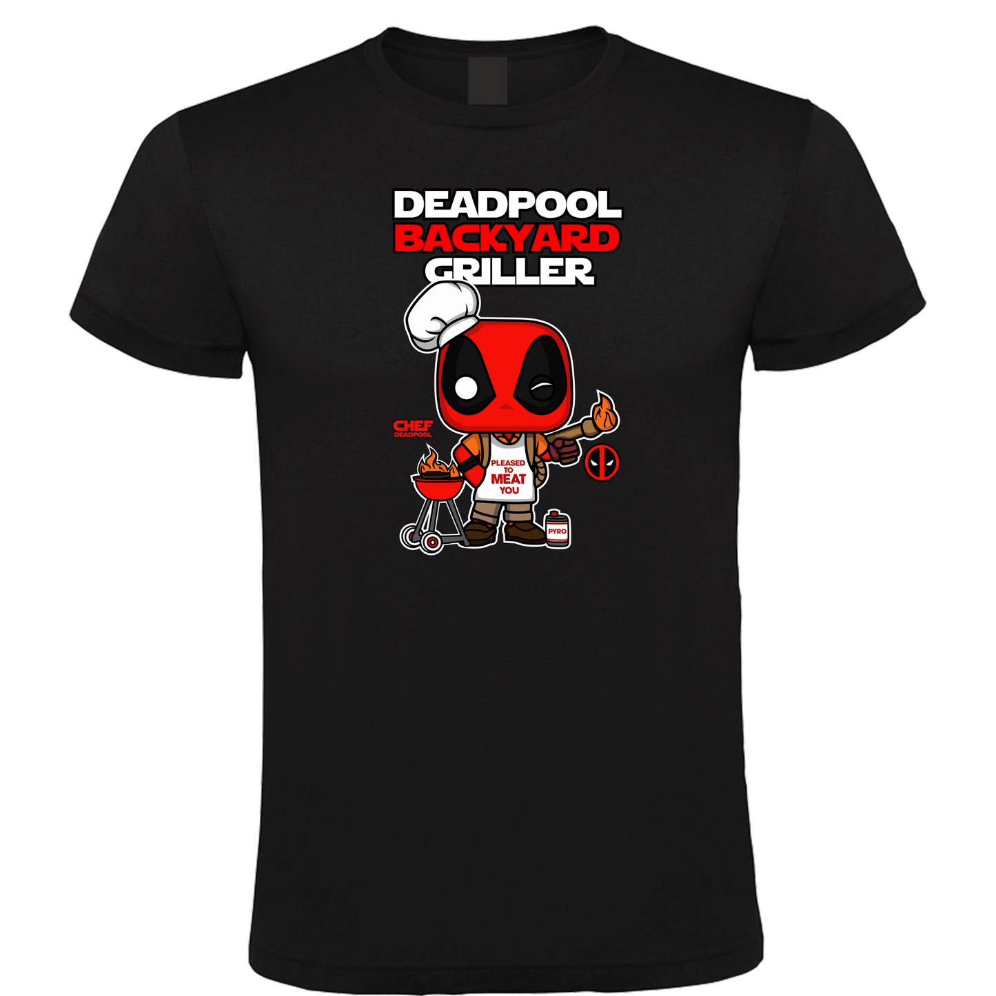 Parodie op Deadpool Backyard Griller