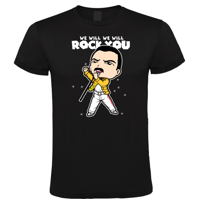 Parodie op Freddy Mercury - We Will Rock You