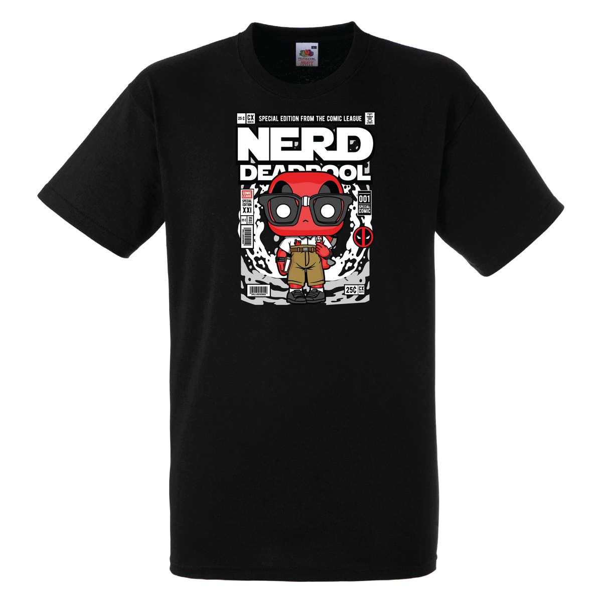 Parodie auf Deadpool Nerd