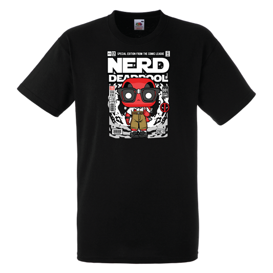 Parodie auf Deadpool Nerd