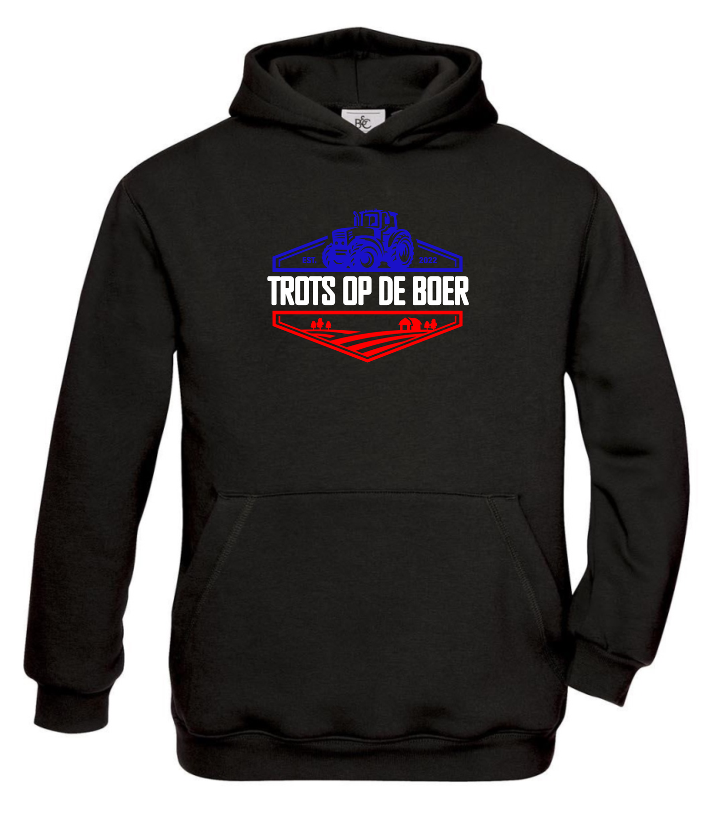 Trots op de boer kleur - Hoodie 9/11 jr 140
