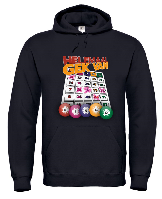 Helemaal Gek Van Bingo! - Hoodie / S