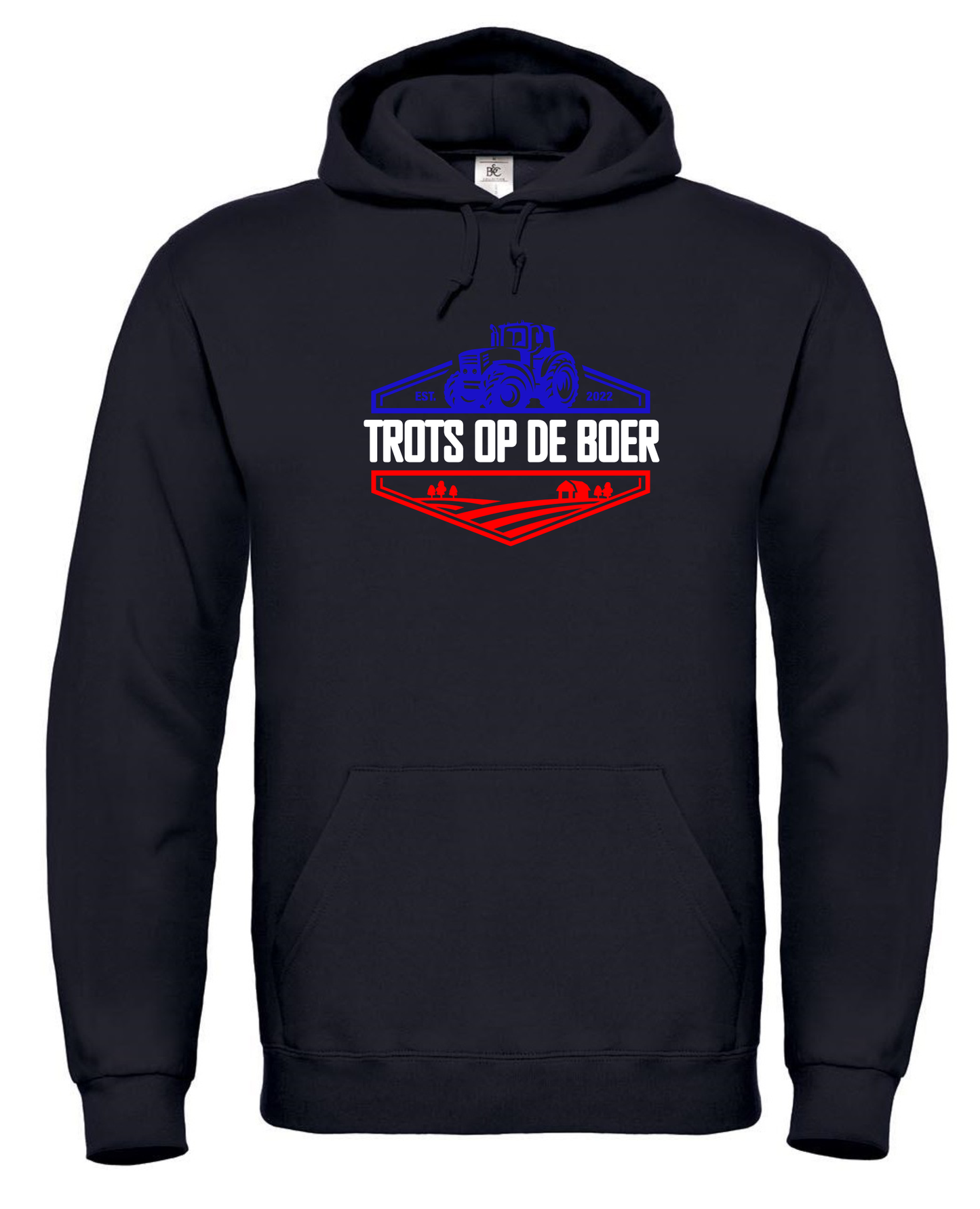 Trots op de Boer (kleur) - Hoodie - 4XL