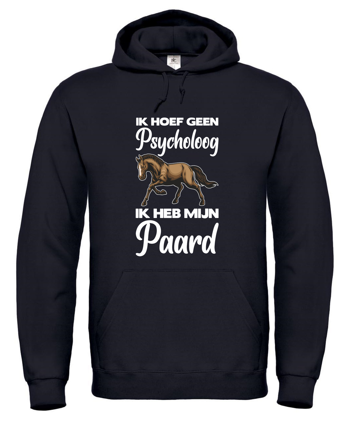 Psycholoog Paard - Hoodie / S
