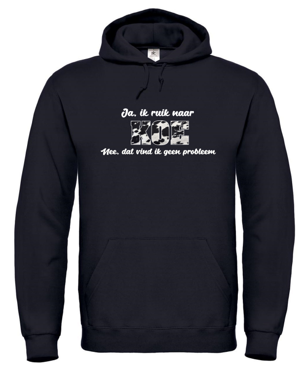 Ja Ik Ruik Naar Koe - Hoodie / S