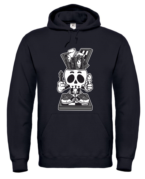 Chess Skull - Hoodie / S
