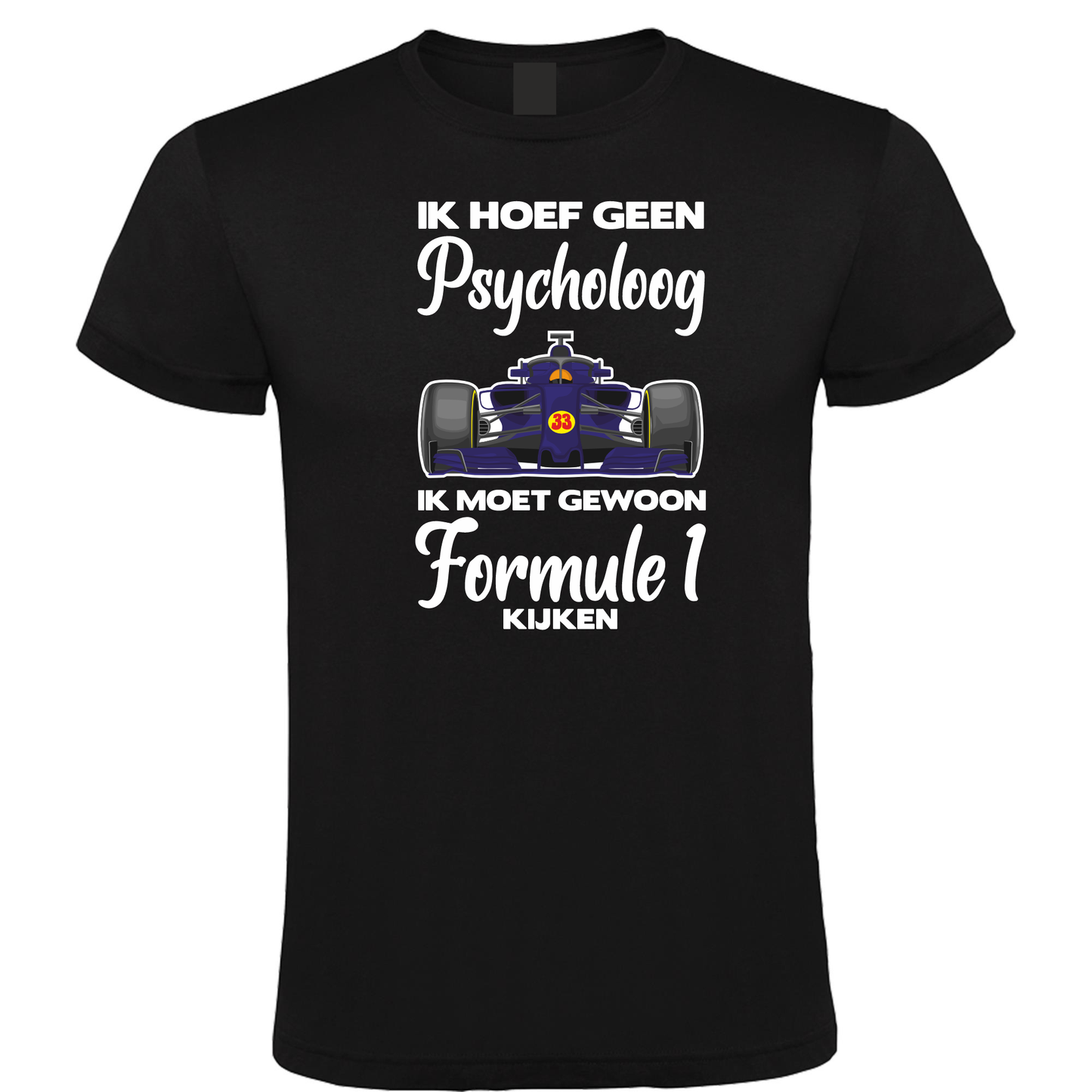 Psycholoog Formule 1 - Heren T-Shirt / S