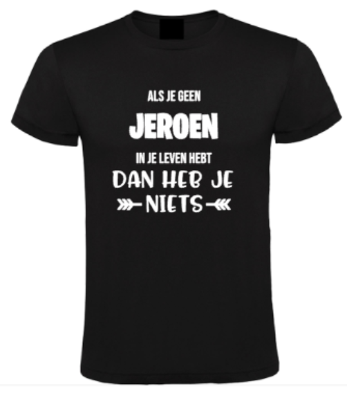 Als Je Geen... In Je Leven Hebt (Heren) - Heren T-Shirt / S