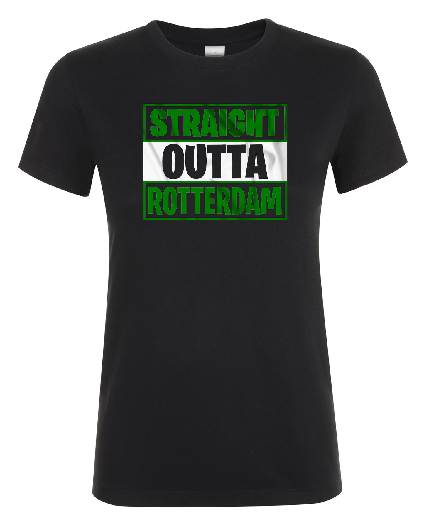 Straight Outta Rotterdam - Dames T-Shirt / S