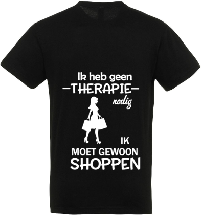 Therapie Shoppen - Heren T-Shirt / S