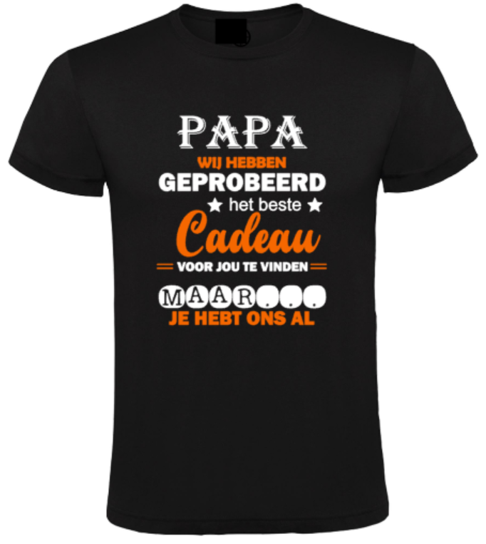 Het Beste Cadeau - Heren T-Shirt / S