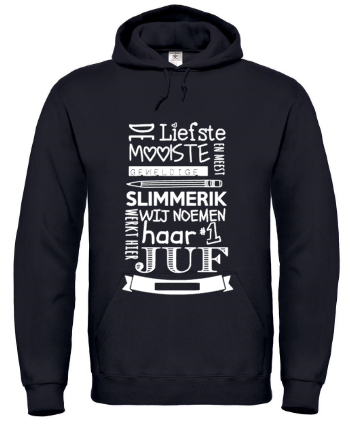 De Liefste Juf - Hoodie / S