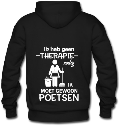 Therapie Poetsen - Hoodie / S