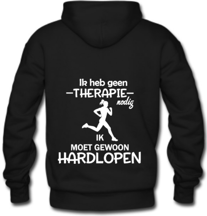 Therapie Hardlopen - Hoodie / S