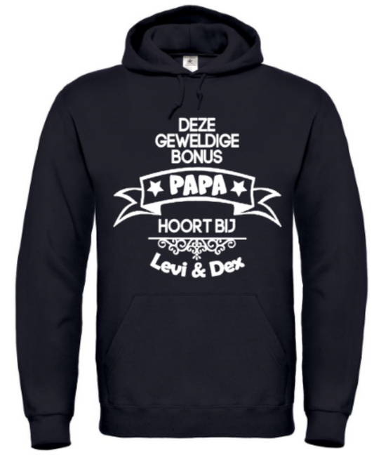 Geweldige Bonuspapa - Hoodie / S