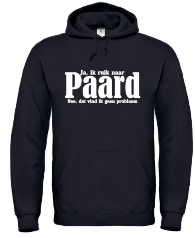 Ja Ik Ruik Naar Paard - Hoodie / S
