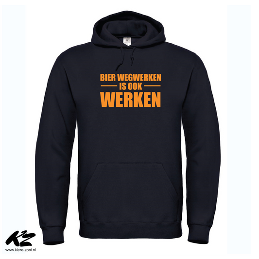 Bier wegwerken - Hoodie XL