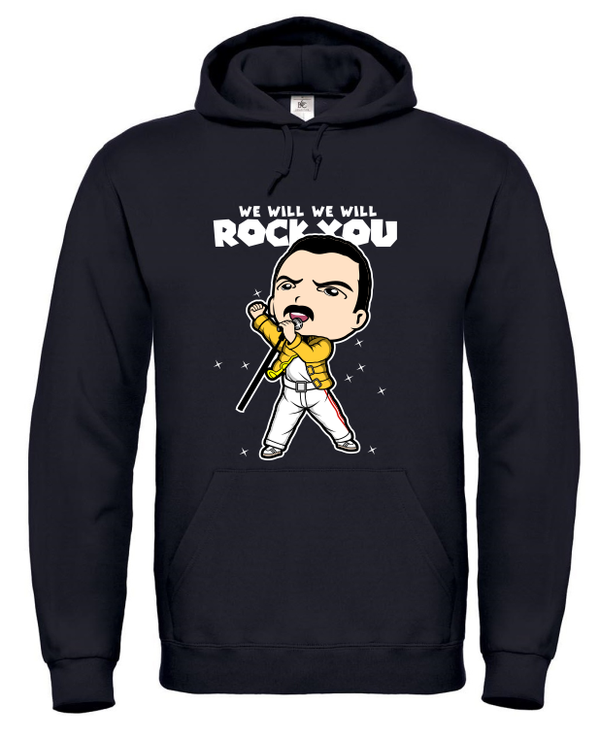 Parodie op Freddy Mercury - We Will Rock You