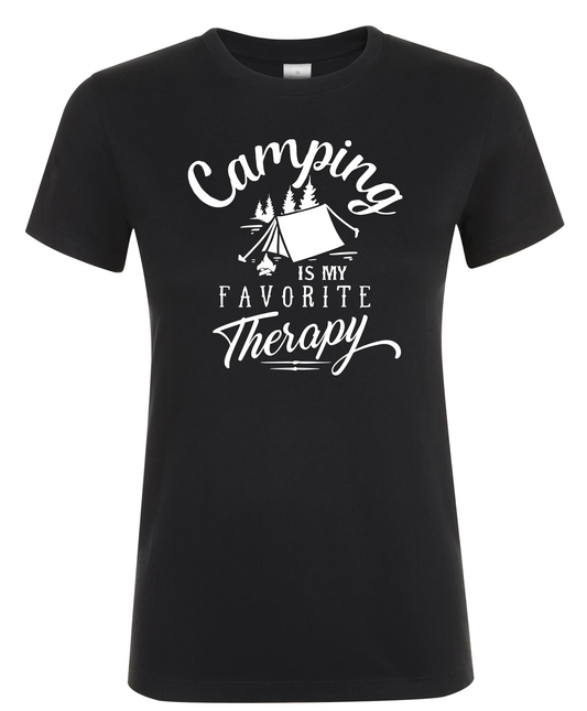 Camping is my favorite Therapy - Dames S