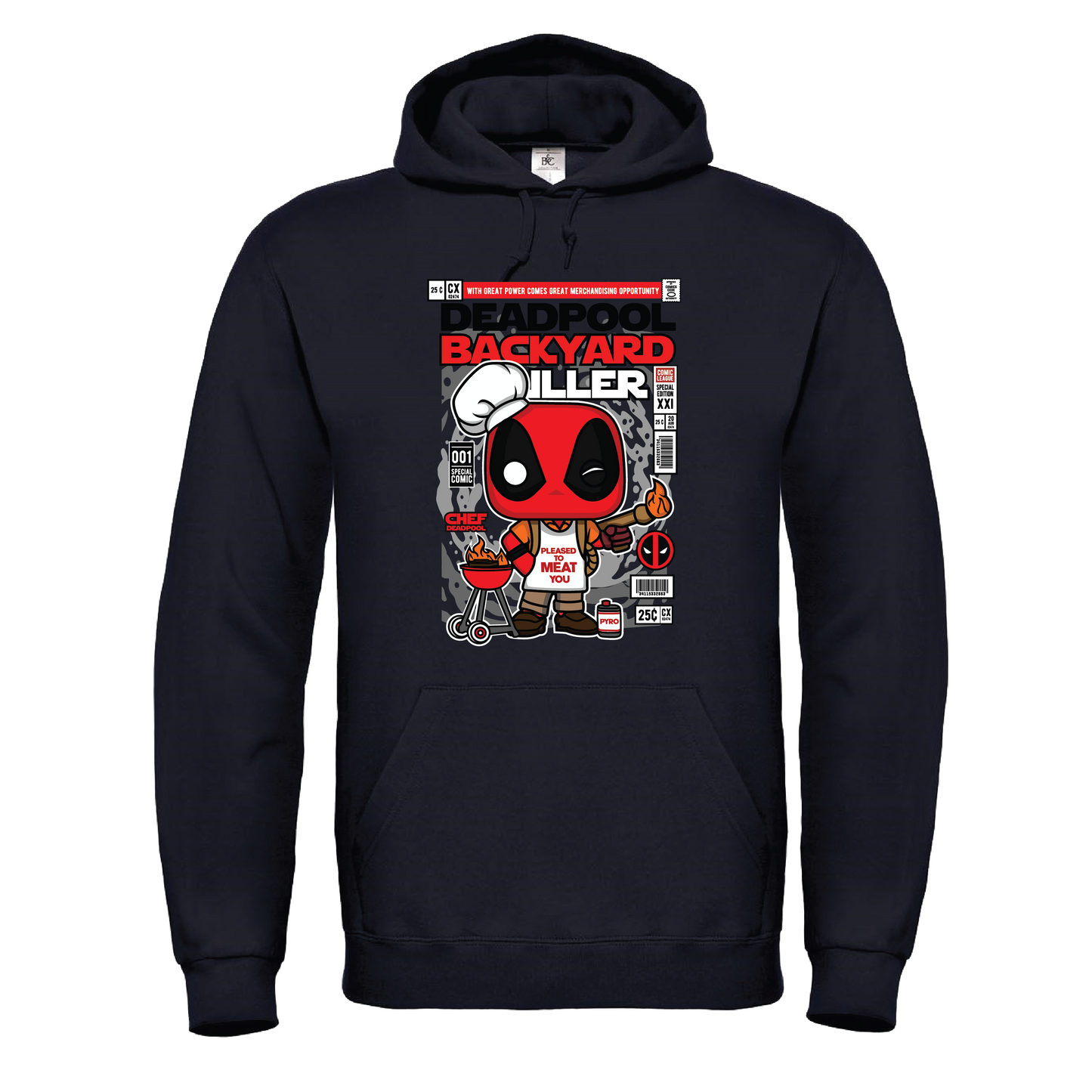 Deadpool Hinterhof-Griller Parodie