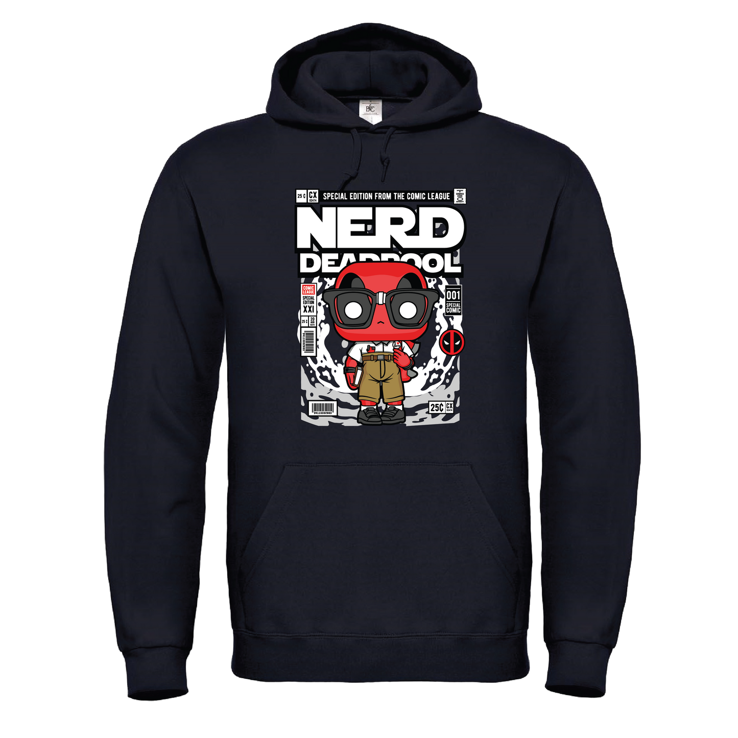Parodie auf Deadpool Nerd