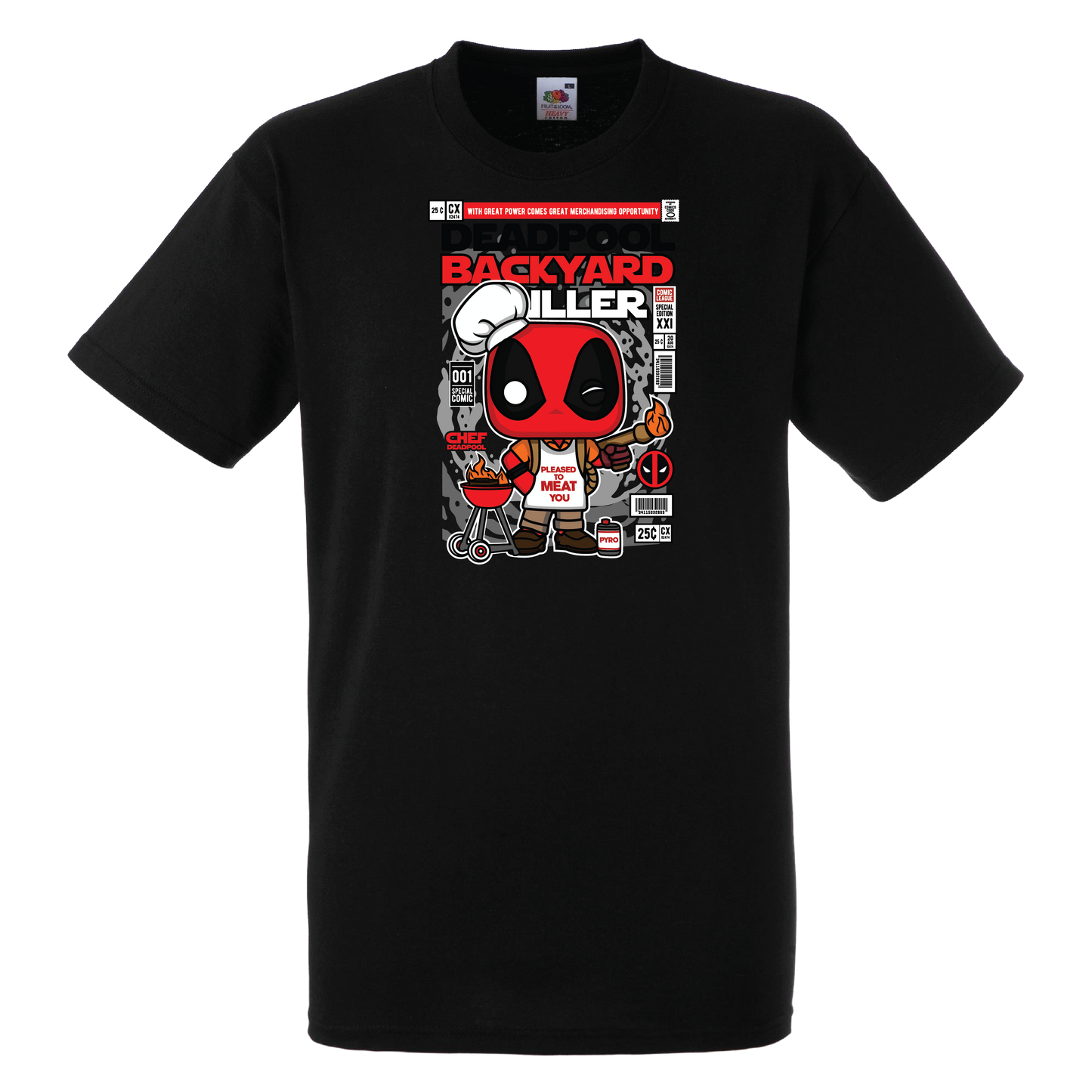 Deadpool Hinterhof-Griller Parodie