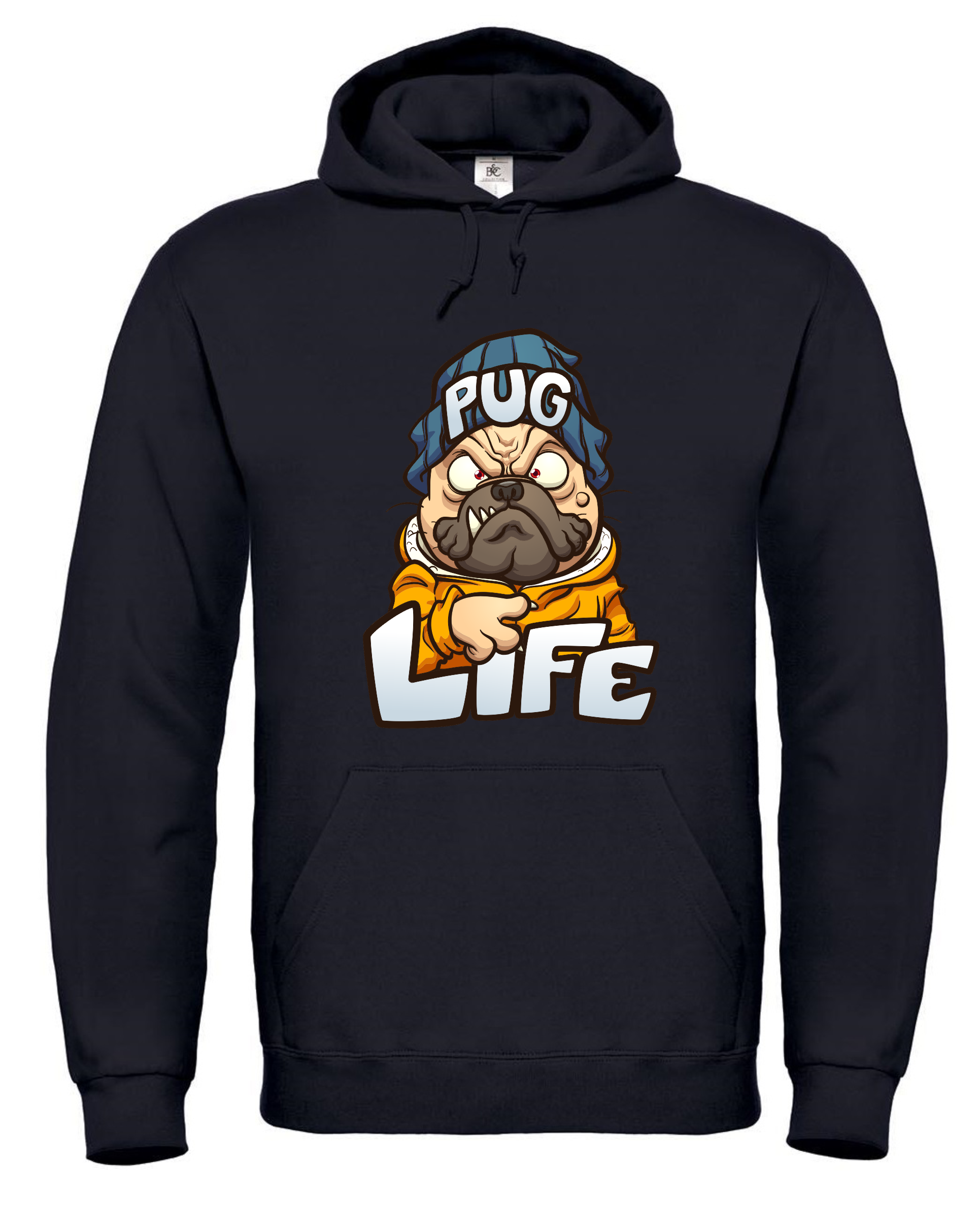 Pug Life - Hoodie / S