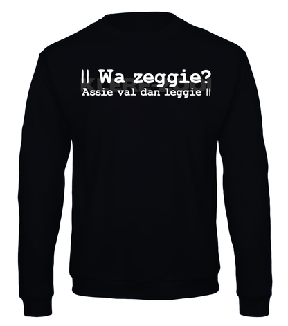 Wa Zeggie? - Sweater / S / Wit