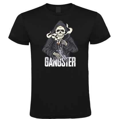 Skeleton Gangster - Heren T-Shirt / S