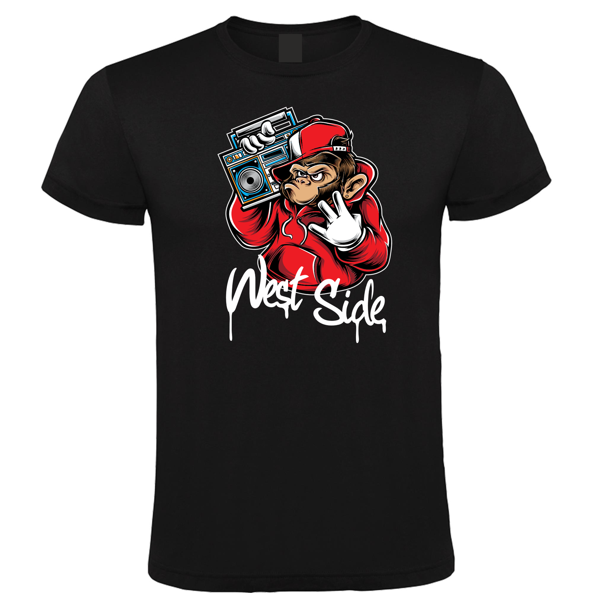West Side Monkey - Heren T-Shirt / S