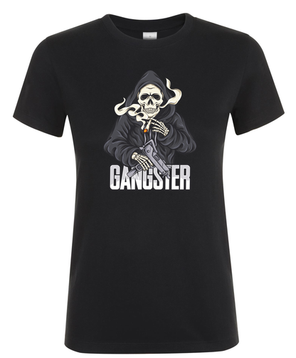 Skeleton Gangster - Dames T-Shirt / S
