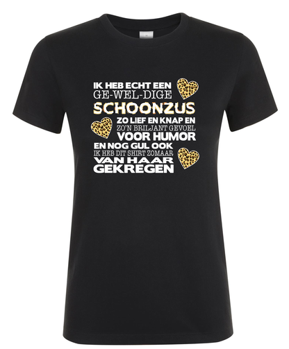 Ge-wel-dige Schoonzus - Dames T-Shirt / S