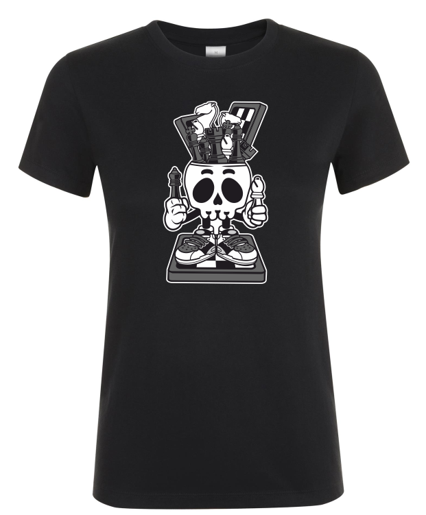 Chess Skull - Dames T-Shirt / S
