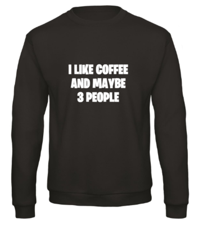 I Like Coffee and Maybe 3 People - Sweater / S