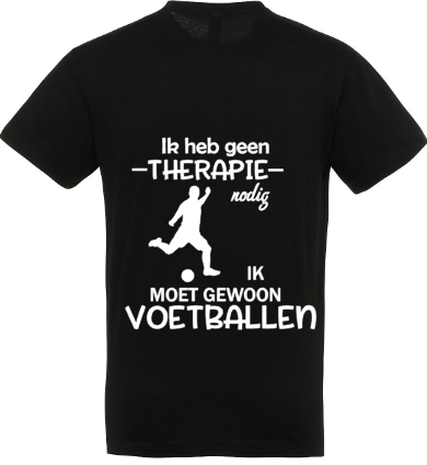 Therapie Voetballen - Heren T-Shirt / S