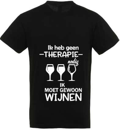 Therapie Wijnen - Heren T-Shirt / S
