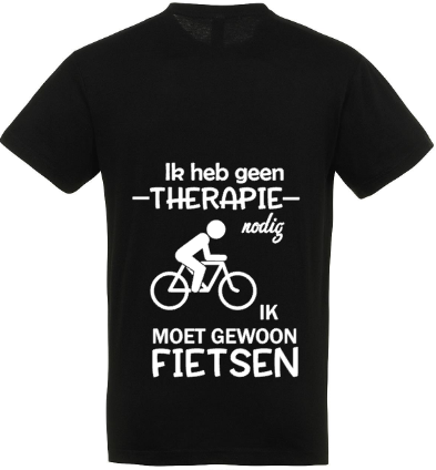Therapie Fietsen (Kids) - T-Shirt / 104 (3/4 jaar)