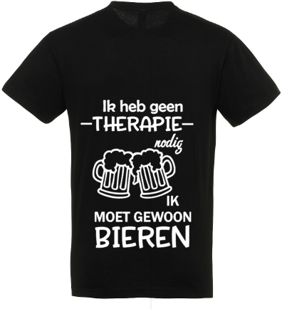 Therapie Bieren - Heren T-Shirt / S