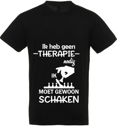 Therapie Schaken - Heren T-Shirt / S