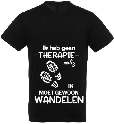 Therapie Wandelen - Heren T-Shirt / S