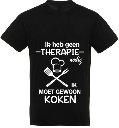 Therapie Koken - Heren T-Shirt / S