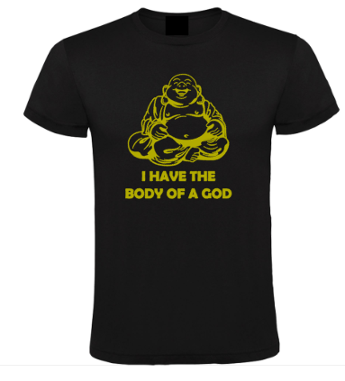 I Have the Body of a God - Heren T-Shirt / S
