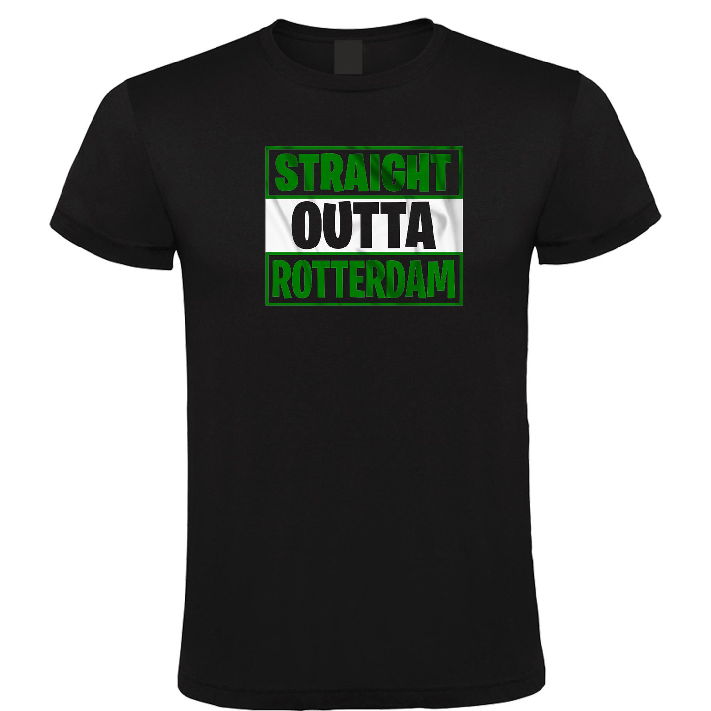 Straight Outta Rotterdam - Heren T-Shirt / S