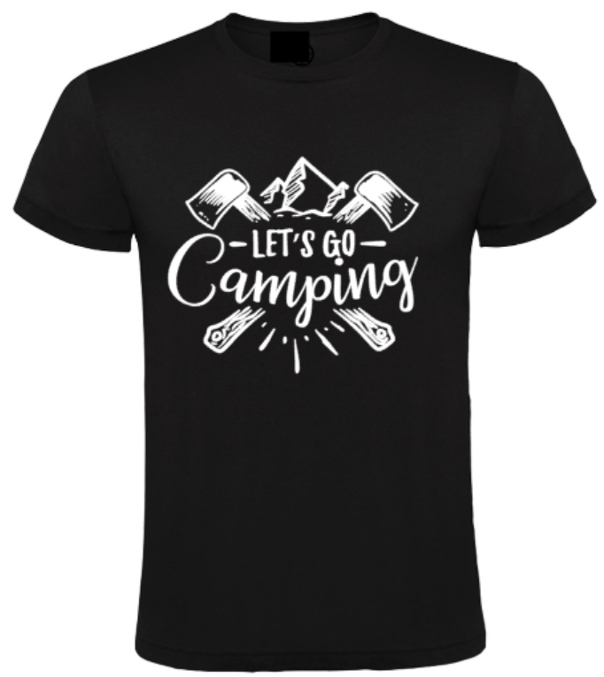 Let’s Go Camping - Heren T-Shirt / S