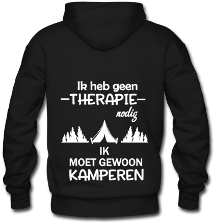Therapie Kamperen - Hoodie / S
