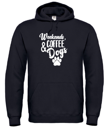 Weekends Coffee & Dogs - Hoodie / S