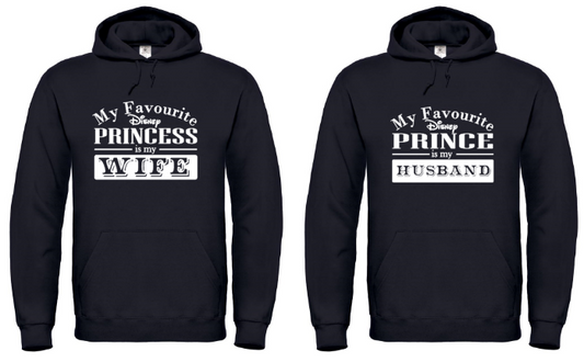 Favourite Princess / Favourite Prince - 2x Hoodies