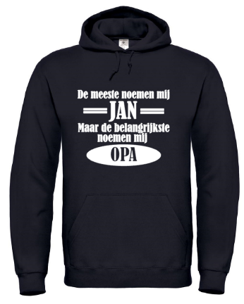 De Belangrijkste Noemen Mij Opa - Hoodie / S