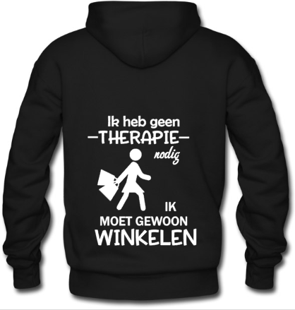 Therapie Winkelen - Hoodie / S